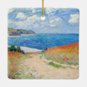 Claude Monet - Path in Wheat Fields at Pourville Keramikornament (Rückseite)