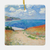 Claude Monet - Path in Wheat Fields at Pourville Keramikornament (Vorderseite)