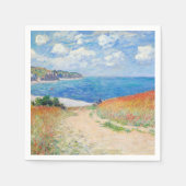Claude Monet - Path in Wheat Fields at Pourville Serviette (Vorderseite)