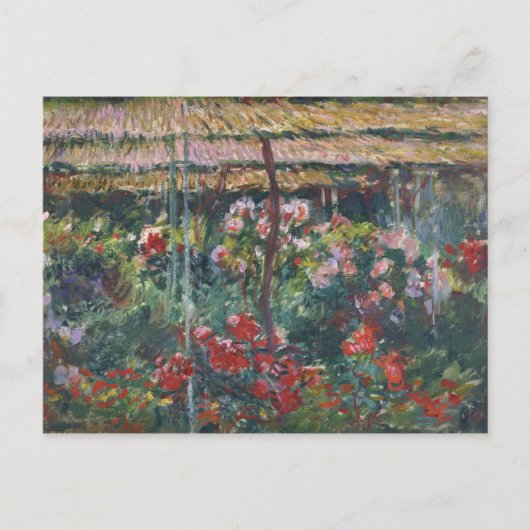 Claude Monet - Peony Garden Postkarte (Vorderseite)