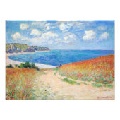 Claude Monet - Pfad der Weizenfelder in Pourville Fotodruck (Vorne)