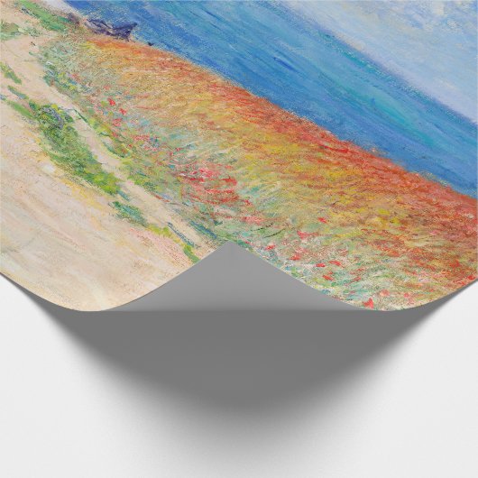 Claude Monet - Pfad der Weizenfelder in Pourville Geschenkpapier (Ecke)