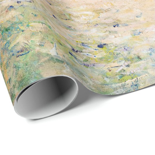 Claude Monet - Pfad der Weizenfelder in Pourville Geschenkpapier (Rolleneckpunkt)