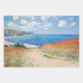 Claude Monet - Pfad der Weizenfelder in Pourville Geschenkpapier Set (Vorderseite 2)
