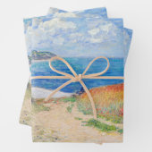Claude Monet - Pfad der Weizenfelder in Pourville Geschenkpapier Set (Beispiel)