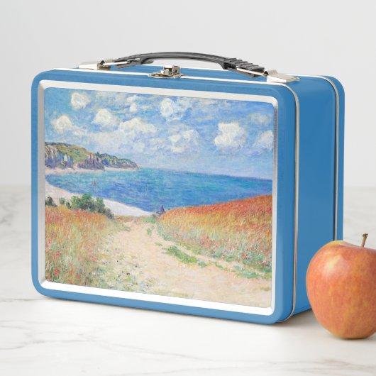 Claude Monet - Pfad der Weizenfelder in Pourville Metall Brotdose (Beispiel)