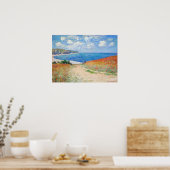 Claude Monet - Pfad der Weizenfelder in Pourville Poster (Küche)