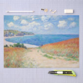 Claude Monet - Pfad der Weizenfelder in Pourville Seidenpapier (Handwerk)