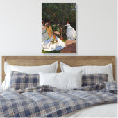 Claude Monet - Picnic Leinwanddruck (Insitu (Schlafzimmer))
