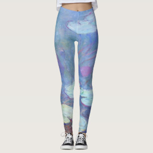 Claude Monet Pink Water Lilies Gallery Leggings