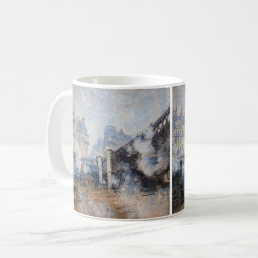 Claude Monet - Pont de l'Europe, Gare Saint-Lazare Kaffeetasse (Vorderseite Links)