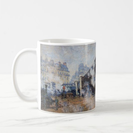 Claude Monet - Pont de l'Europe, Gare Saint-Lazare Kaffeetasse (Links)