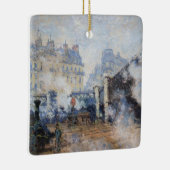 Claude Monet - Pont de l'Europe, Gare Saint-Lazare Keramikornament (Rechts)