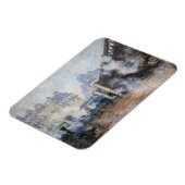 Claude Monet - Pont de l'Europe, Gare Saint-Lazare Magnet (Linke Seite)