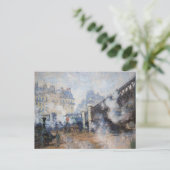 Claude Monet - Pont de l'Europe, Gare Saint-Lazare Postkarte (Stehend Vorderseite)