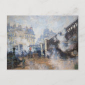 Claude Monet - Pont de l'Europe, Gare Saint-Lazare Postkarte (Vorderseite)