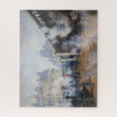 Claude Monet - Pont de l'Europe, Gare Saint-Lazare Puzzle (Vertikal)