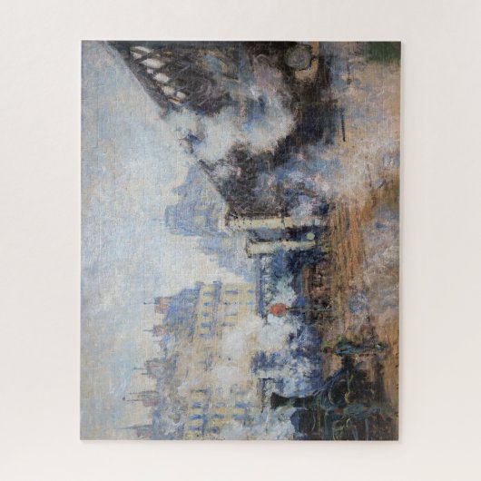 Claude Monet - Pont de l'Europe, Gare Saint-Lazare Puzzle (Vertikal)