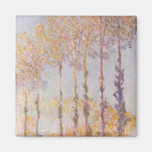 Claude Monet | Poplars an den Banken des Epte Magnet (Vorne)