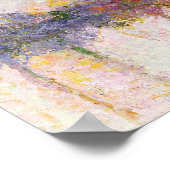 Claude Monet | Poplars an den Banken des Epte Poster (Ecke)