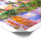 Claude Monet - Poplars in der Sonne Poster (Ecke)