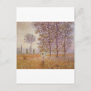 Claude Monet - Poplars in der Sonne Postkarte