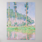Claude Monet Poplars Pink Effect 1891 Berühmter Pa Poster (Vorne)