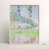 Claude Monet Poplars Pink Effect 1891 Berühmter Pa Poster