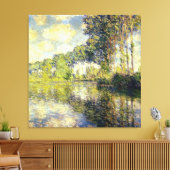 Claude Monet - Poplars über den Epte Leinwanddruck (Insitu (Wohnzimmer))