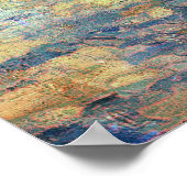 Claude Monet - Poplars über den Epte Poster (Ecke)