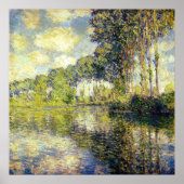 Claude Monet - Poplars über den Epte Poster (Vorne)