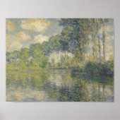 Claude Monet - Poplars über den Epte Poster (Vorne)