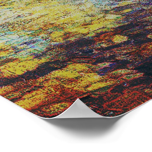 Claude Monet - Poplars über den Epte Poster (Ecke)