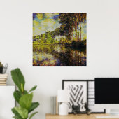 Claude Monet - Poplars über den Epte Poster (Heimbüro)