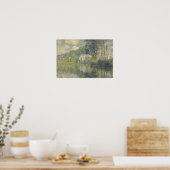 Claude Monet - Poplars über den Epte Poster (Küche)