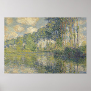 Claude Monet - Poplars über den Epte Poster