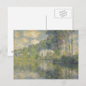 Claude Monet - Poplars über den Epte Postkarte (Vorne/Hinten)