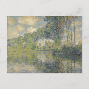 Claude Monet - Poplars über den Epte Postkarte