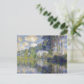 Claude Monet Poplars zum Epte Postkarte (Stehend Vorderseite)