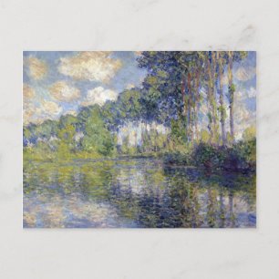 Claude Monet Poplars zum Epte Postkarte