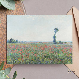 Claude Monet Poppy Feldmalerei Art Print Postkarte