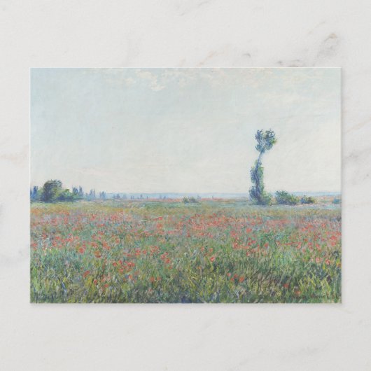 Claude Monet Poppy Feldmalerei Art Print Postkarte (Vorderseite)