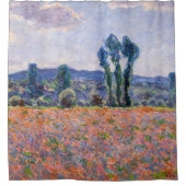 Claude Monet - Poppy Field 1890 (Giverny) Duschvorhang (Vorderseite)