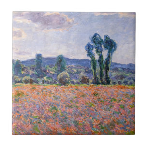 Claude Monet - Poppy Field 1890 (Giverny) Fliese