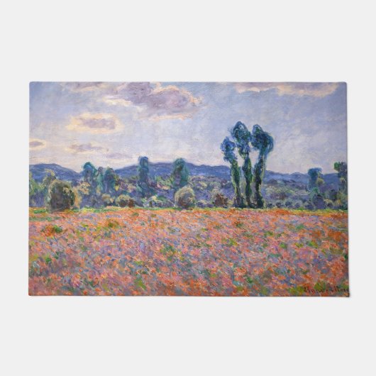 Claude Monet - Poppy Field 1890 (Giverny) Fußmatte (Vorderseite)