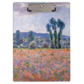 Claude Monet - Poppy Field 1890 (Giverny) Klemmbrett (Vorderseite)