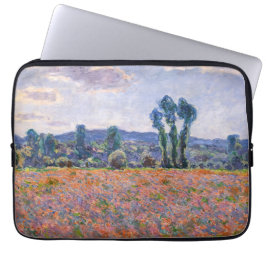 Claude Monet - Poppy Field 1890 (Giverny) Laptopschutzhülle