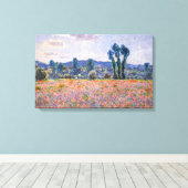 Claude Monet - Poppy Field 1890 (Giverny) Leinwanddruck (Insitu (Holzboden))