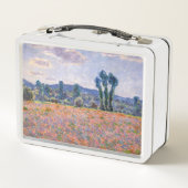 Claude Monet - Poppy Field 1890 (Giverny) Metall Brotdose (Rückseite)