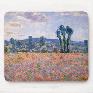 Claude Monet - Poppy Field 1890 (Giverny) Mousepad